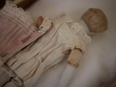 画像10: Victorian Blonde China Head Doll Wearing a Pink Corset＆Pink Boots//6.7in (10)