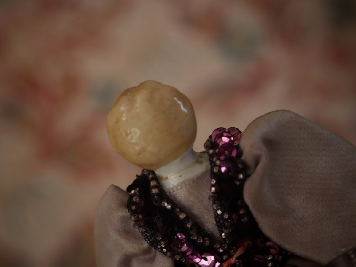 画像12: Blonde China Head Doll //6.7in (12)