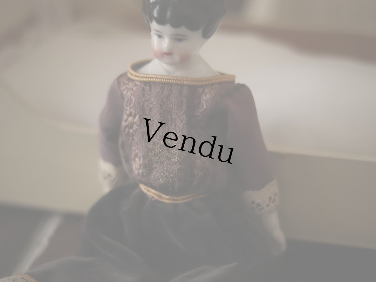 画像4: China Head Doll /Blouse Shoulder //8in (4)