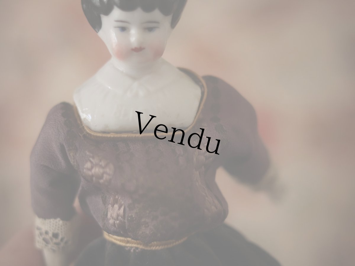 画像11: China Head Doll /Blouse Shoulder //8in (11)