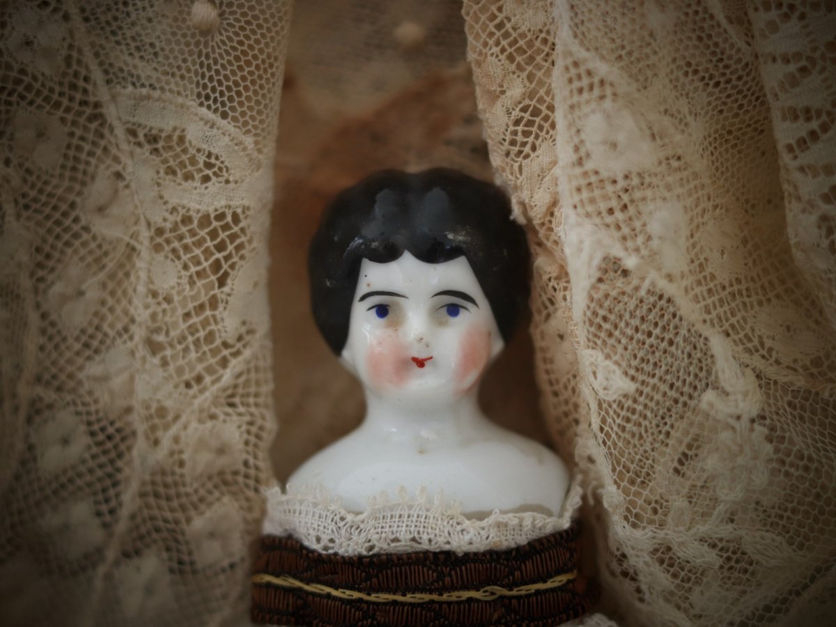 画像2: China Head Doll //6.7in (2)