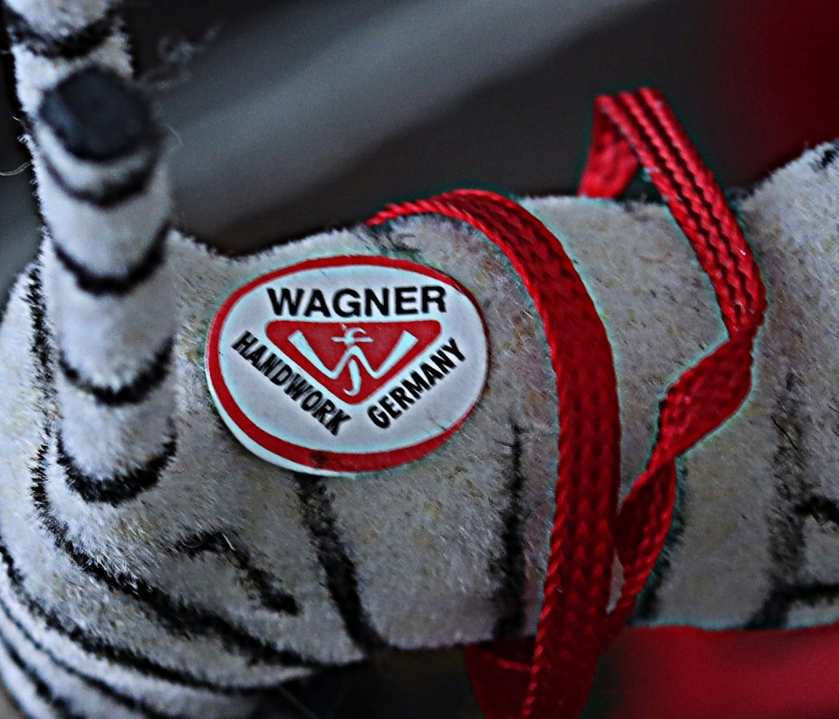 画像5: Wagner Handwork  小さな動物たちシリーズ/赤いリボンのクリスマスオーナメント / Wagner Künstlerschutz (5)