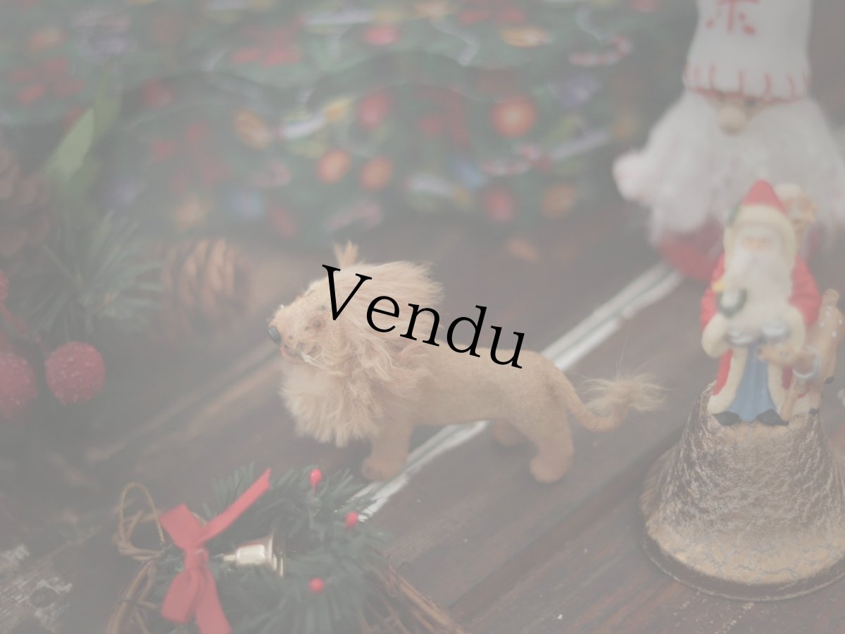 画像3: Wagner Handwork  小さな動物たちシリーズ/赤いリボンのクリスマスオーナメント / Wagner Künstlerschutz (3)