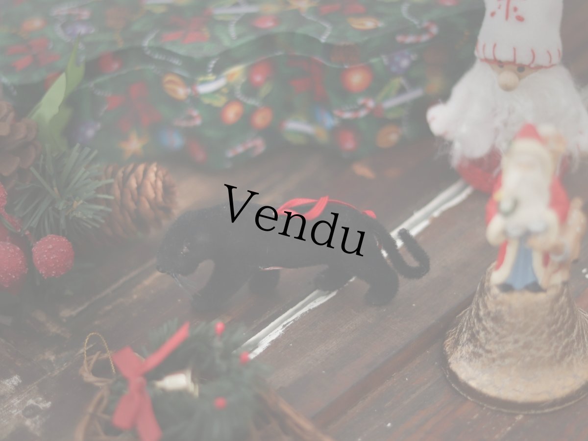 画像9: Wagner Handwork  小さな動物たちシリーズ/赤いリボンのクリスマスオーナメント / Wagner Künstlerschutz (9)