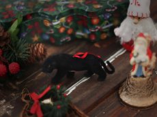 画像9: Wagner Handwork  小さな動物たちシリーズ/赤いリボンのクリスマスオーナメント / Wagner Künstlerschutz (9)