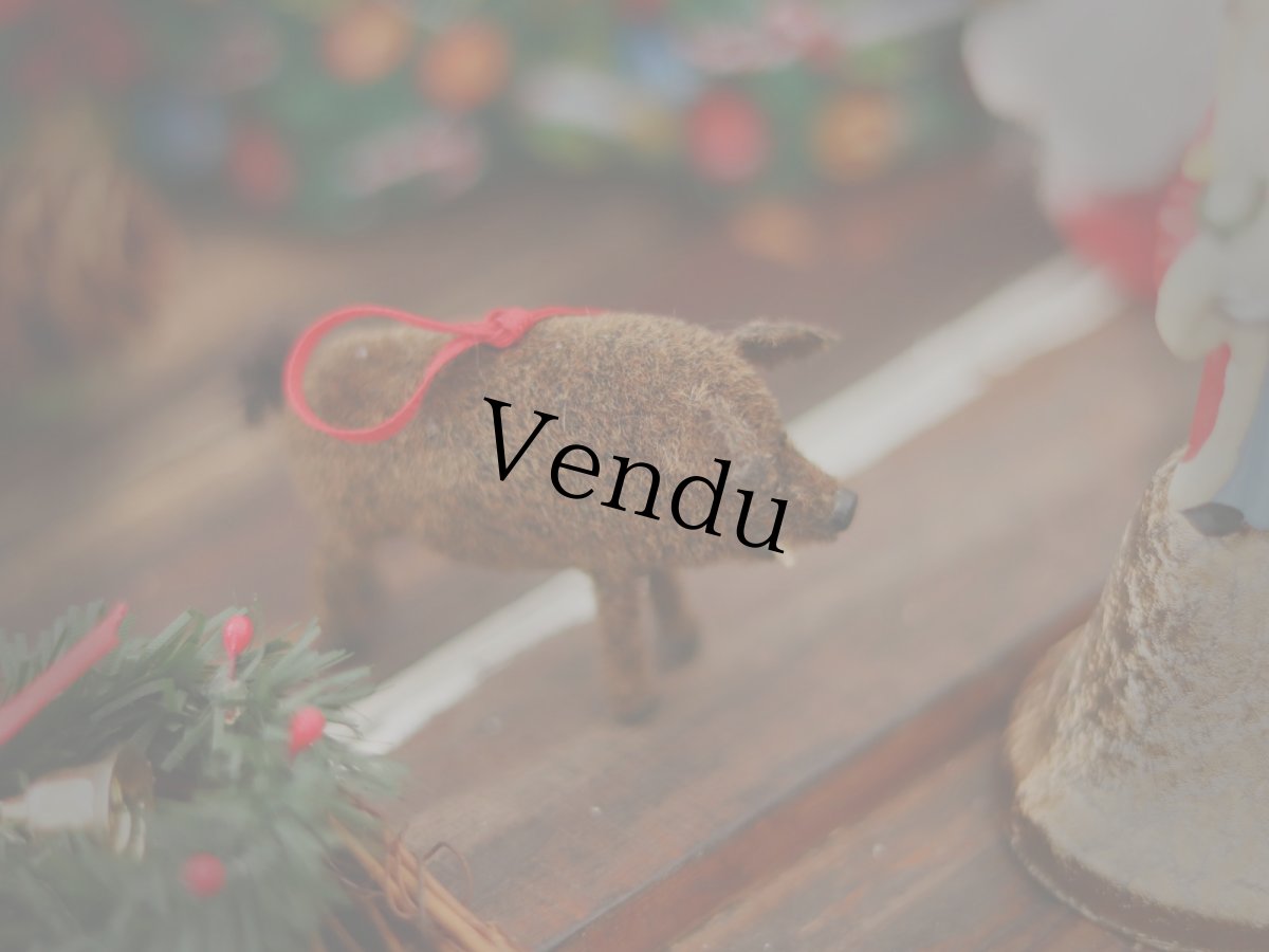 画像28: Wagner Handwork  小さな動物たちシリーズ/赤いリボンのクリスマスオーナメント / Wagner Künstlerschutz (28)