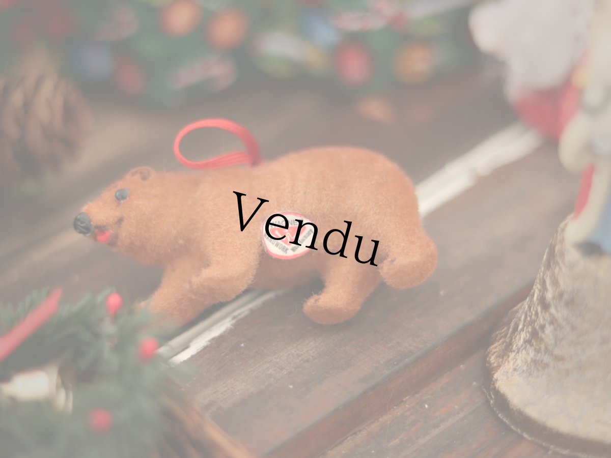 画像26: Wagner Handwork  小さな動物たちシリーズ/赤いリボンのクリスマスオーナメント / Wagner Künstlerschutz (26)