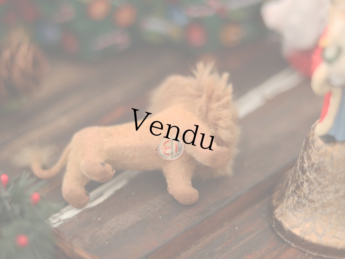 画像8: Wagner Handwork  小さな動物たちシリーズ/赤いリボンのクリスマスオーナメント / Wagner Künstlerschutz (8)