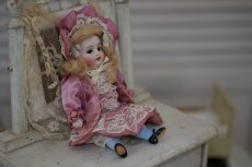 画像3: Kestner all bisque // Sleep eyes // Blue socks //7.5in (3)