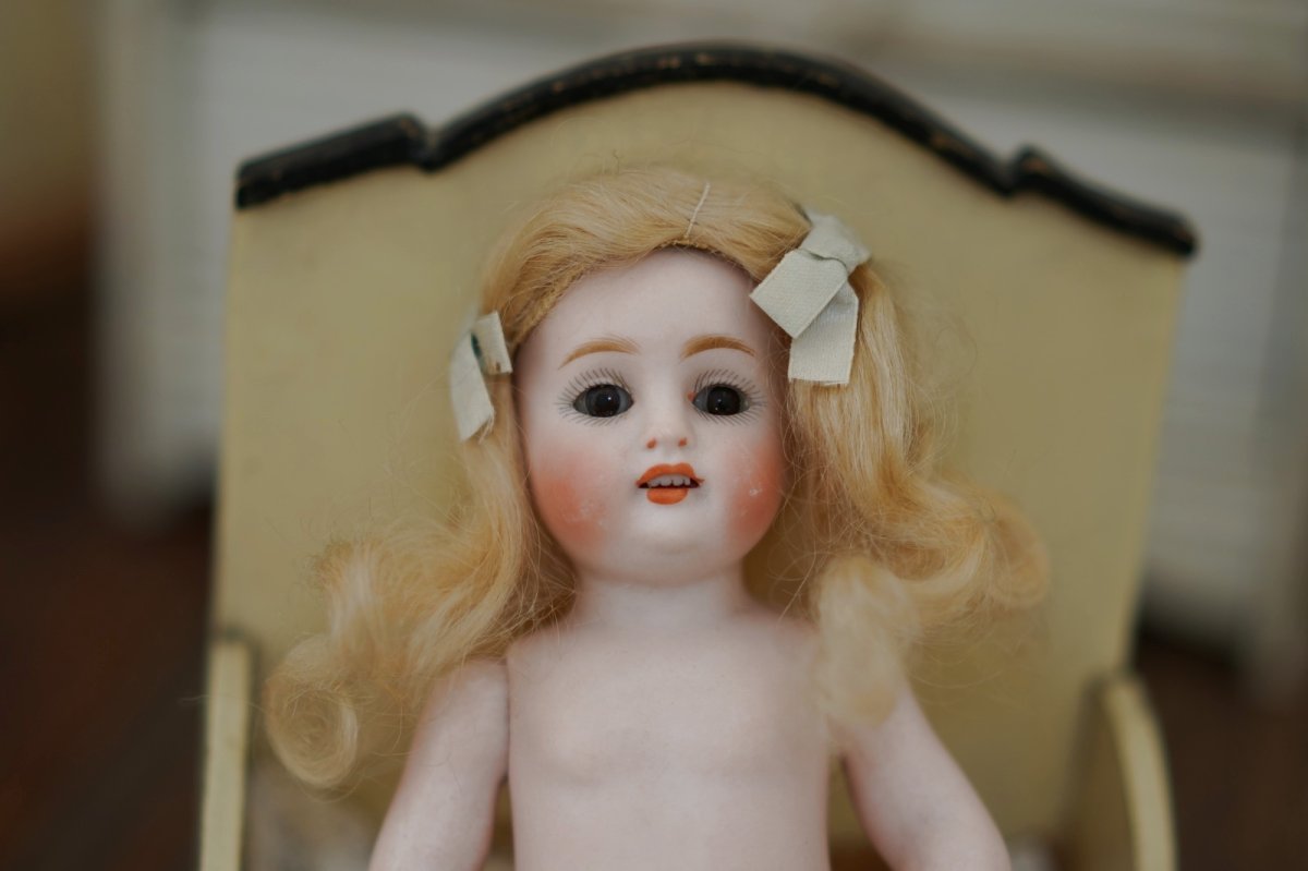 画像11: Kestner all bisque // Sleep eyes // Blue socks //7.5in (11)