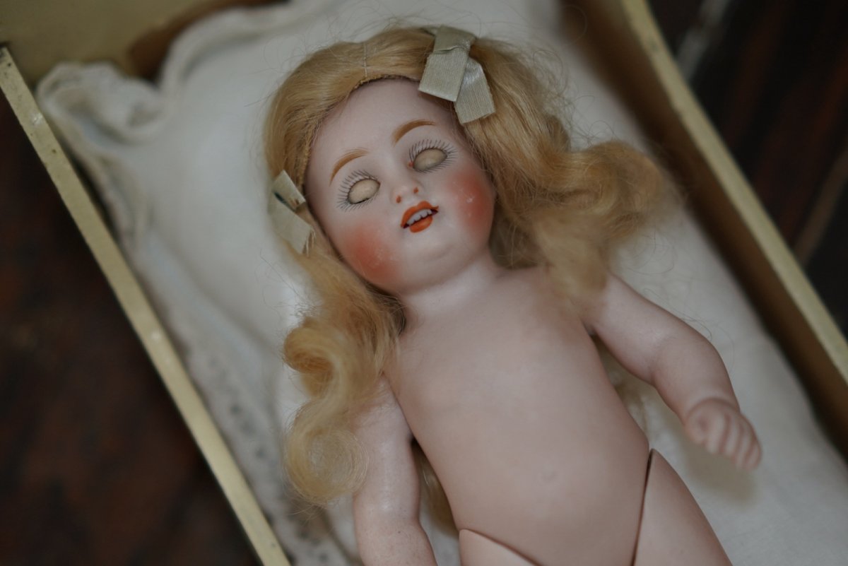 画像12: Kestner all bisque // Sleep eyes // Blue socks //7.5in (12)