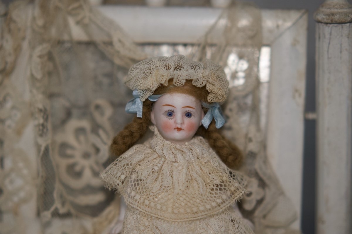 画像6: all bisque doll // mignonette // 5in. (6)