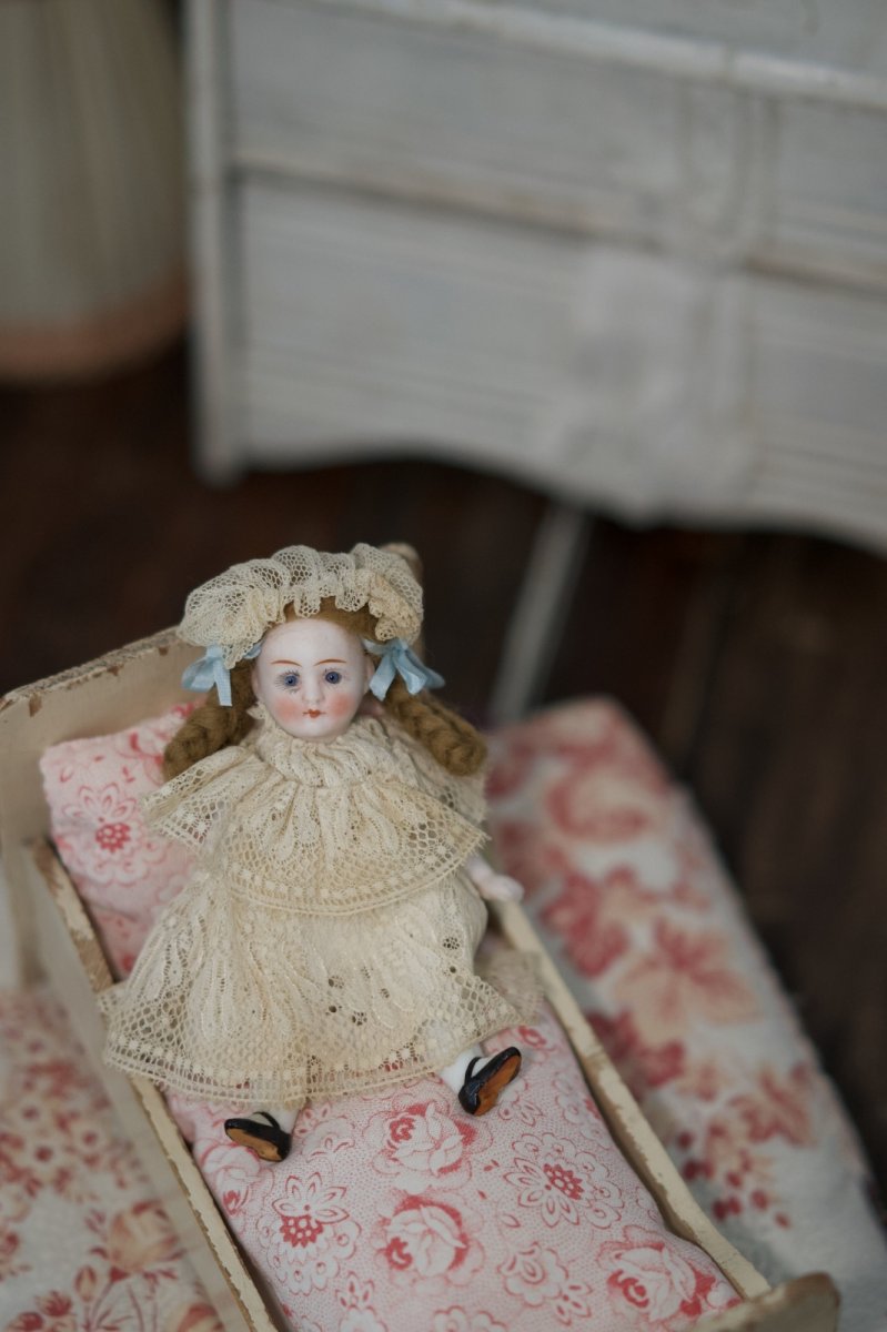 画像1: all bisque doll // mignonette // 5in. (1)