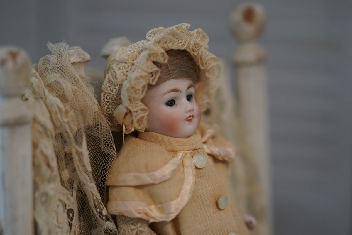 画像6: Kestner all bisque // Sleep eyes //7in (6)