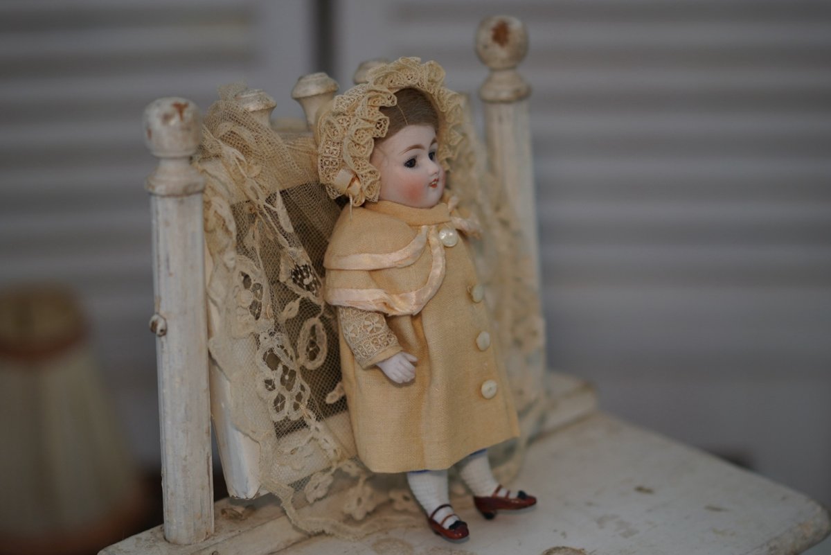 画像4: Kestner all bisque // Sleep eyes //7in (4)