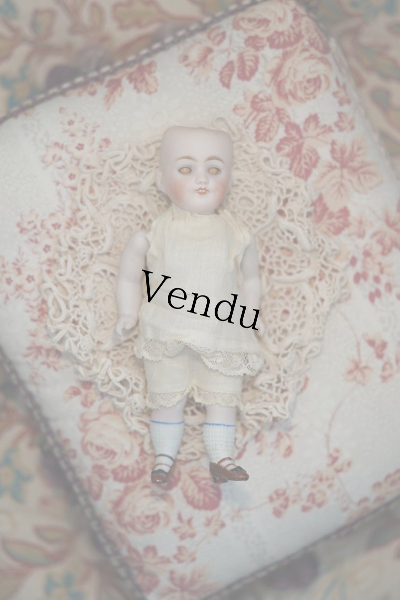 画像9: Kestner all bisque // Sleep eyes //7in (9)