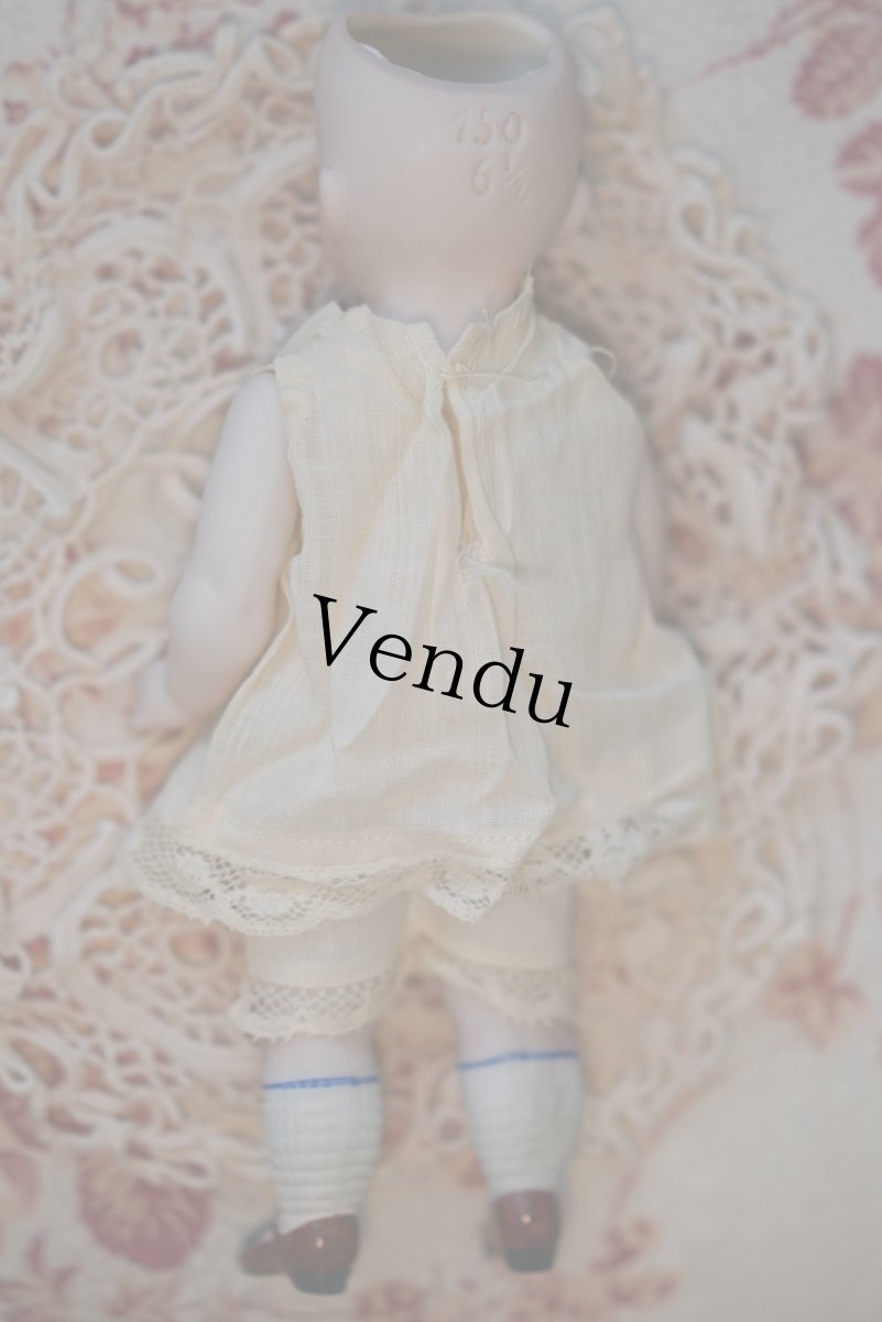 画像10: Kestner all bisque // Sleep eyes //7in (10)