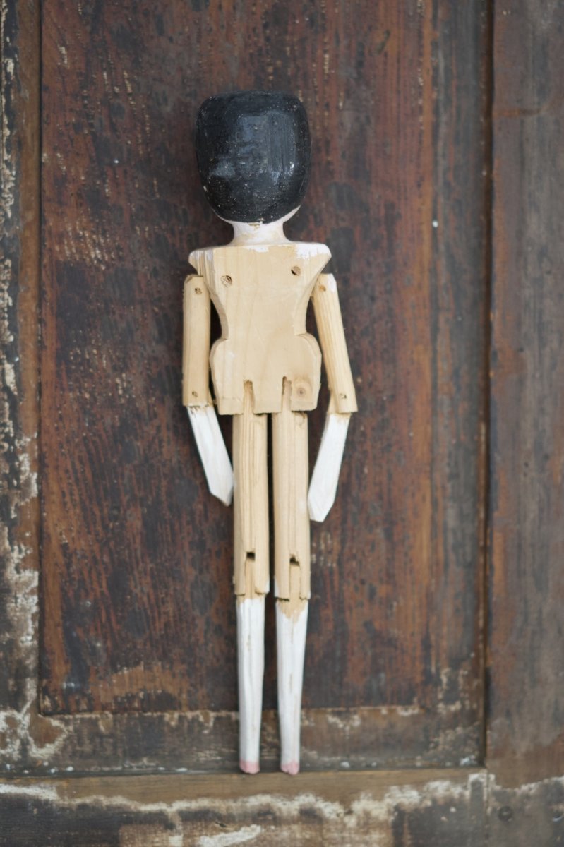 画像2: Wooden Peg Doll A//11.2in (2)