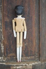 画像2: Wooden Peg Doll C//11.4in (2)