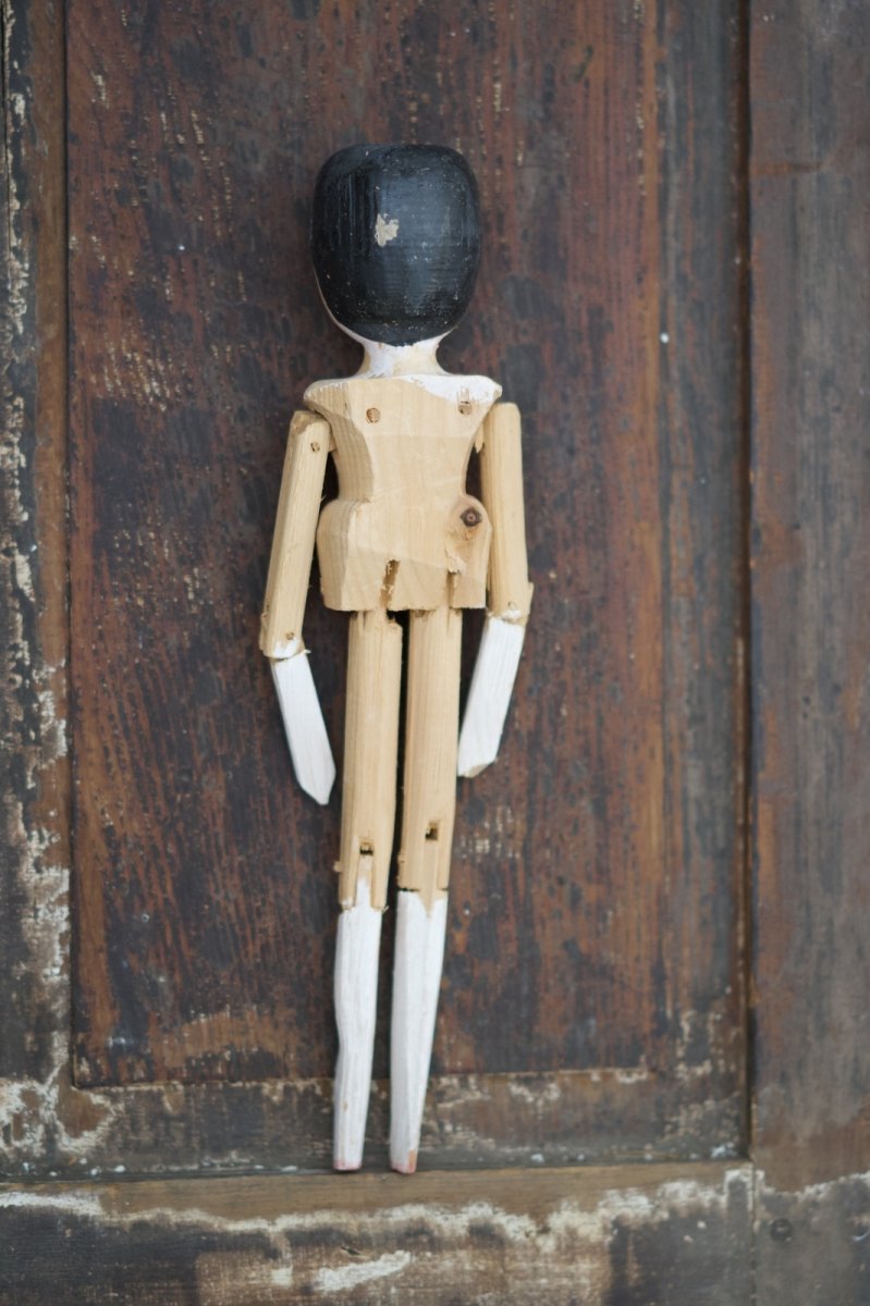 画像2: Wooden Peg Doll D//11.2in (2)