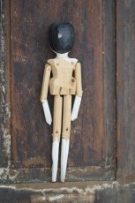 画像2: Wooden Peg Doll D//11.2in (2)
