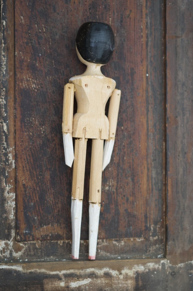 画像2: Wooden Peg Doll E//11.4in (2)