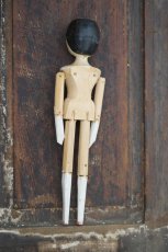 画像2: Wooden Peg Doll E//11.4in (2)