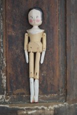 画像1: Wooden Peg Doll G//11.8in (1)