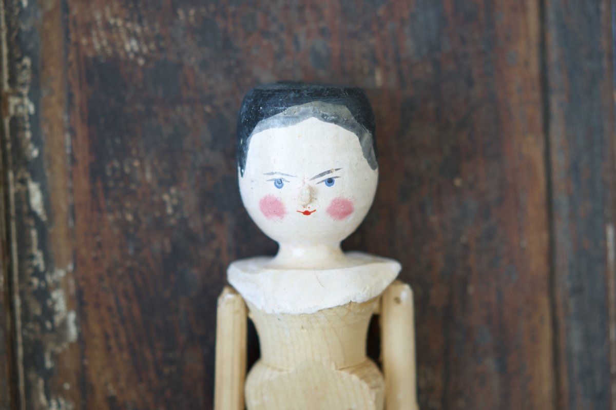 画像3: Wooden Peg Doll B //11in (3)