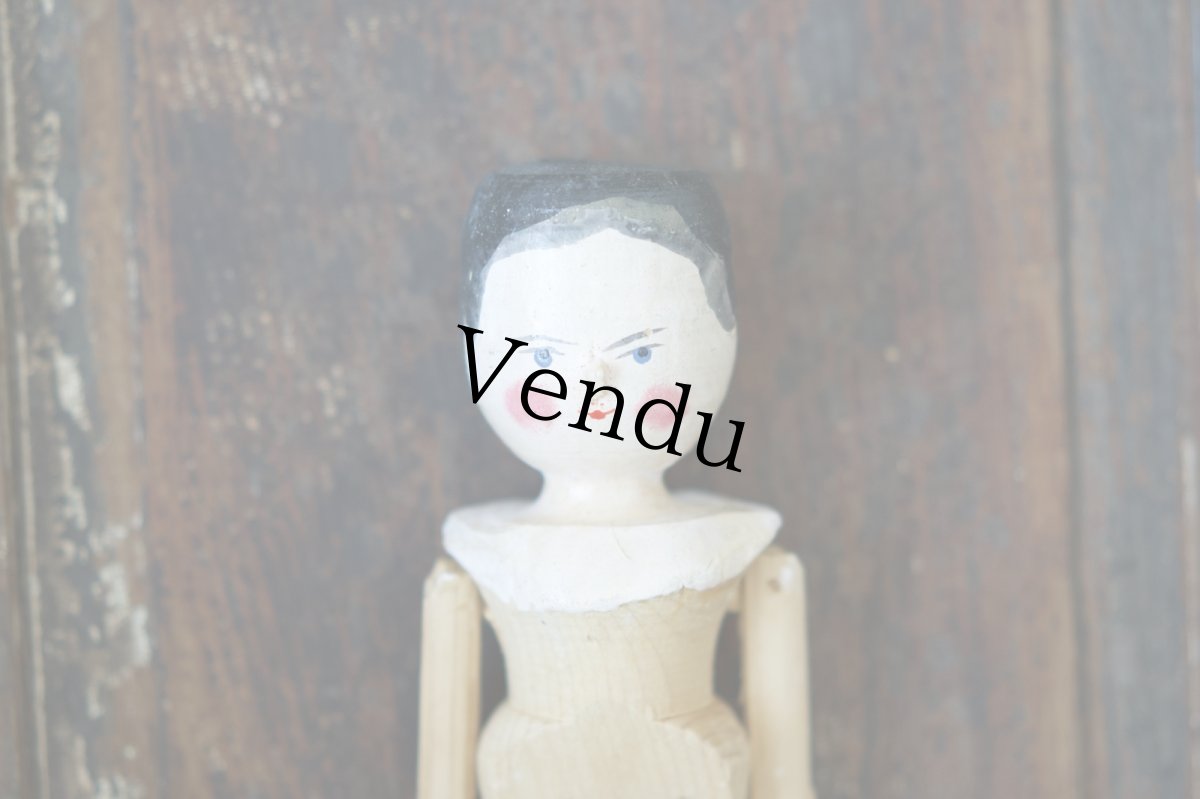 画像3: Wooden Peg Doll B //11in (3)