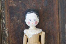 画像3: Wooden Peg Doll C//11.4in (3)