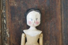 画像3: Wooden Peg Doll G//11.8in (3)