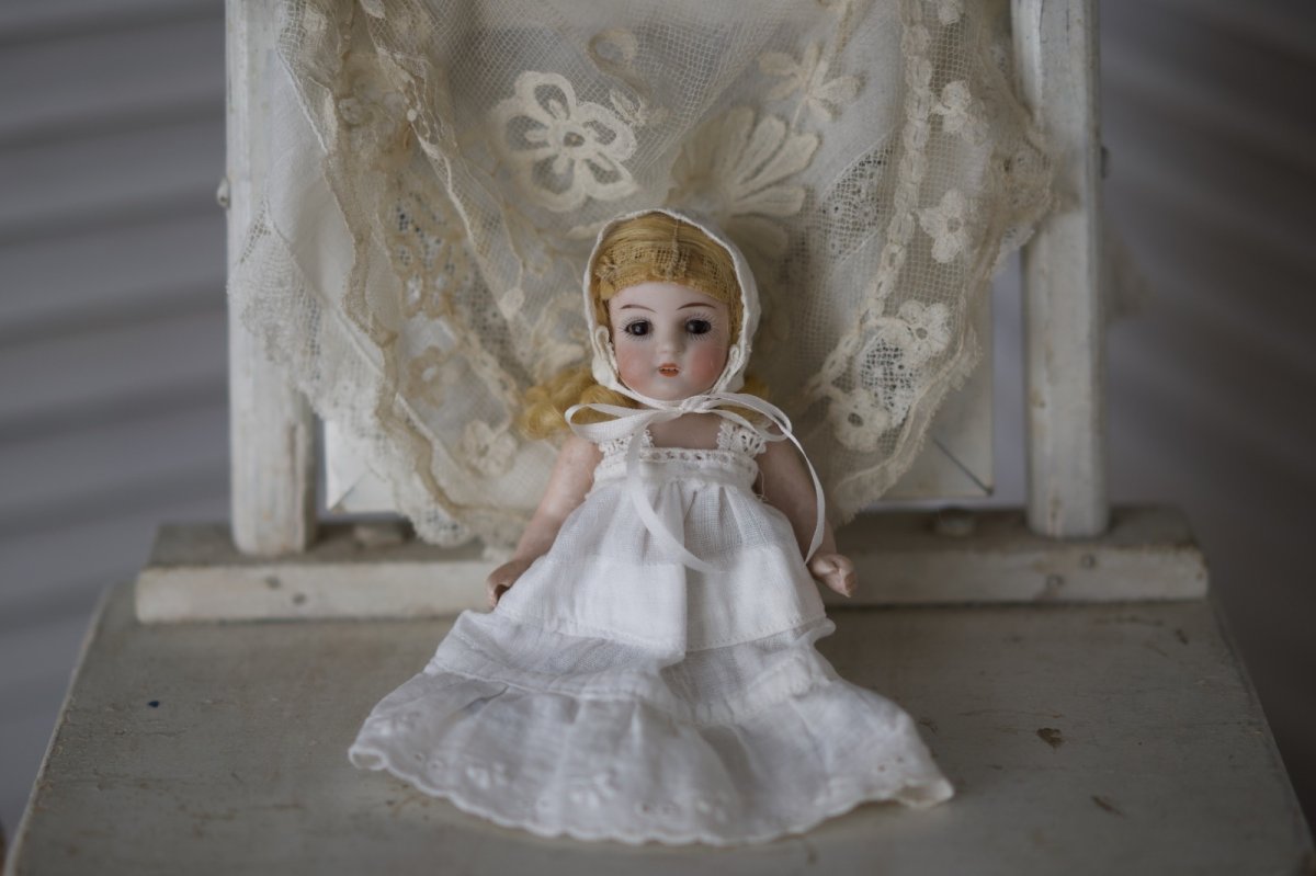 画像1: mignonette //all bisque - sleep eye// 5.5in (1)