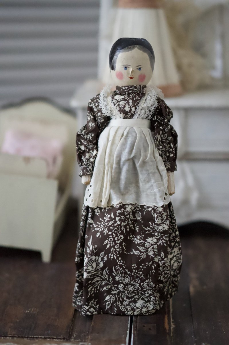 画像3: Wooden Peg Doll //11.5in (3)