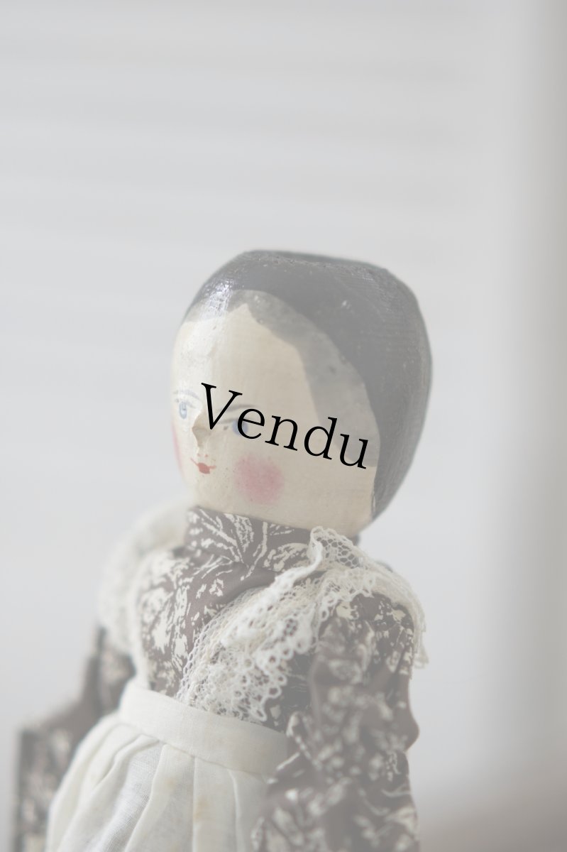 画像6: Wooden Peg Doll //11.5in (6)