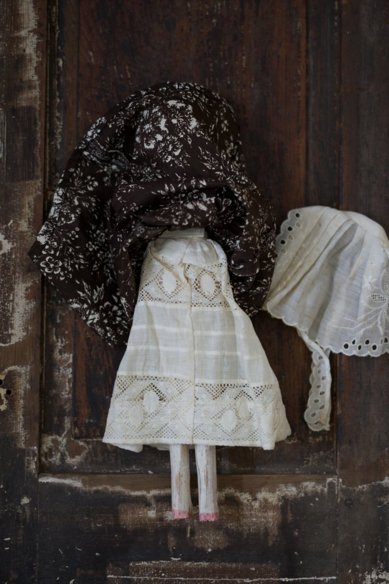 画像8: Wooden Peg Doll //11.5in (8)