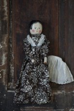 画像7: Wooden Peg Doll //11.5in (7)