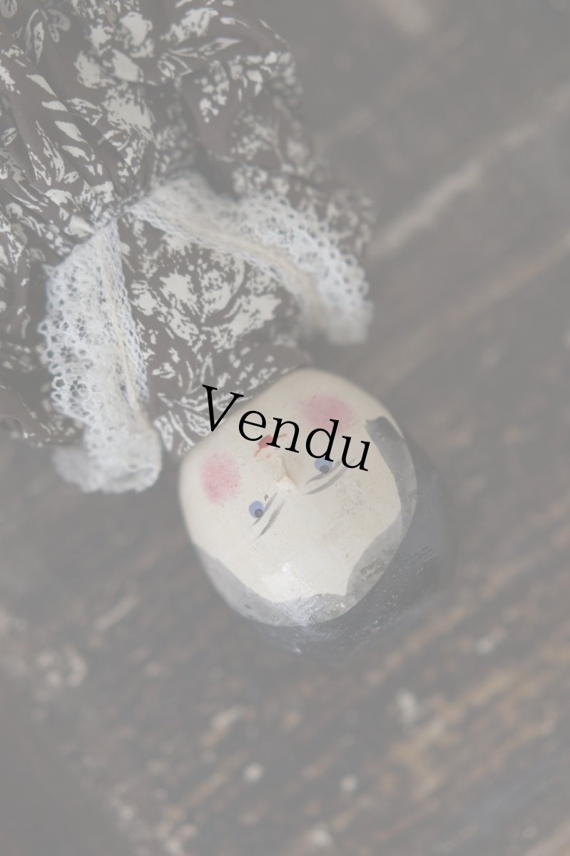 画像11: Wooden Peg Doll //11.5in (11)