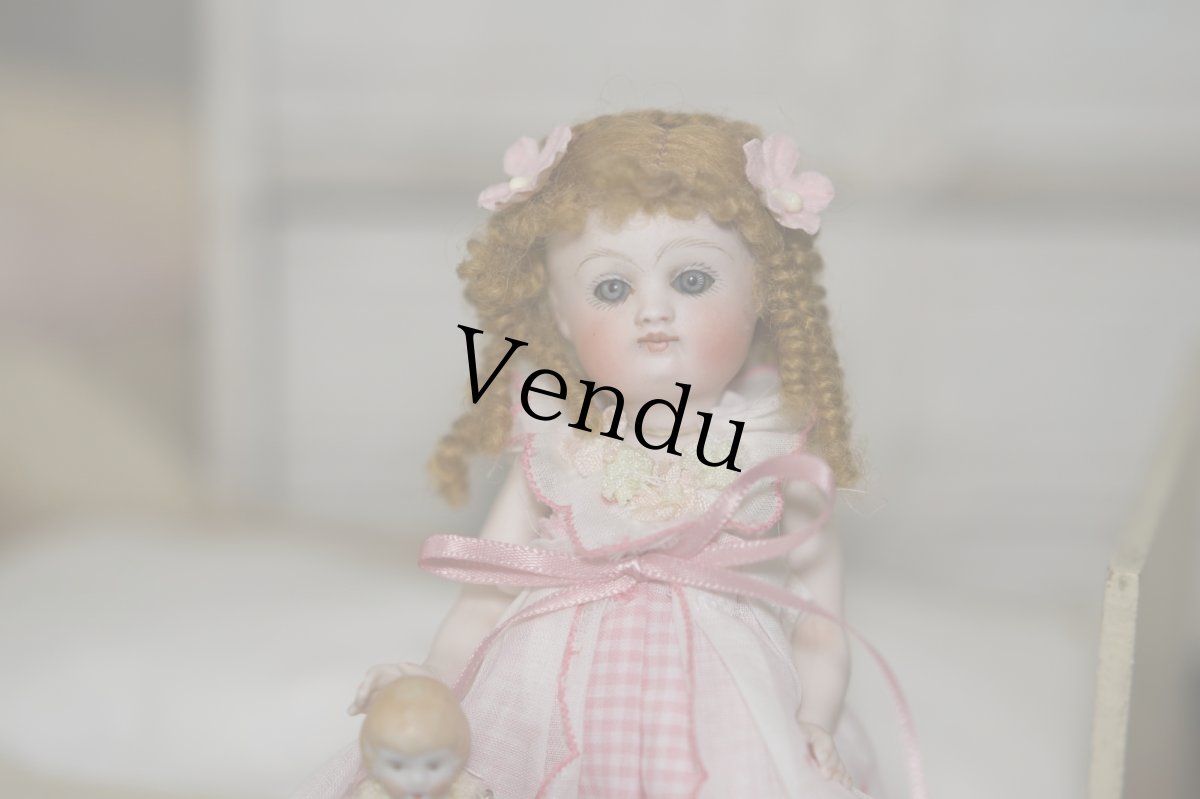 画像2: Kestner&mignonette //all bisque doll // 6.5in (2)