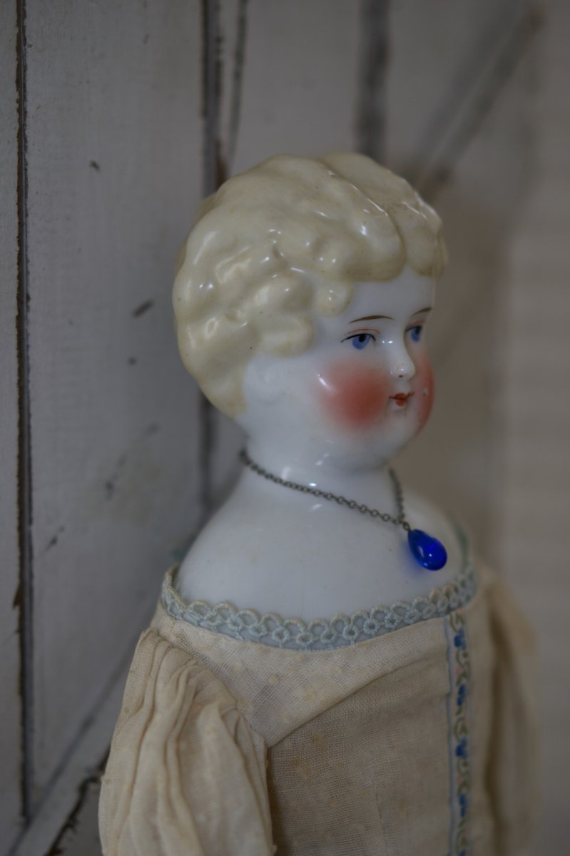 画像2: China Head Doll //blond//19in (2)