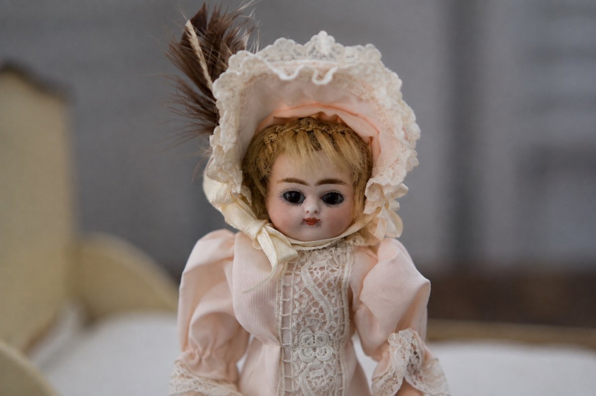 画像2: all bisque doll // mignonette //brown boots //6.5in (2)