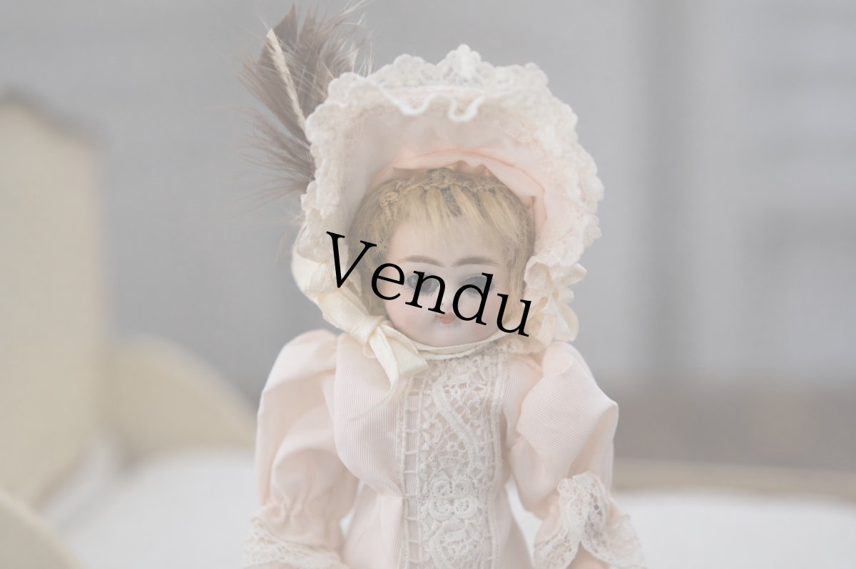 画像2: all bisque doll // mignonette //brown boots //6.5in (2)