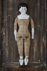 画像10: China Head Doll //Hertwig & Co.// Ester // Alphabet Print Body//10.5in (10)