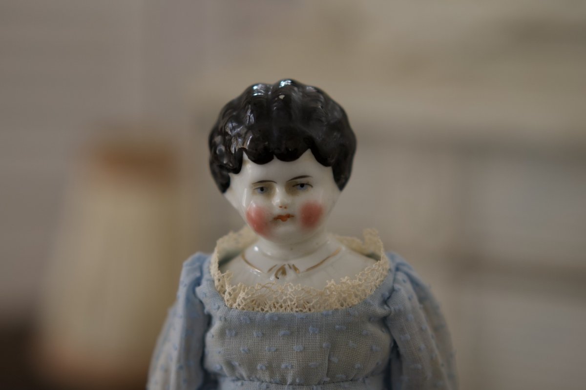 画像3: China Head Doll //Hertwig & Co.// Ester // Alphabet Print Body//10.5in (3)
