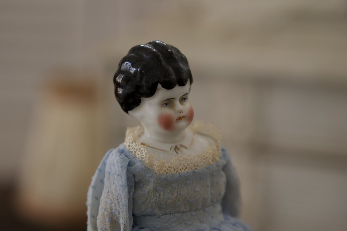 画像4: China Head Doll //Hertwig & Co.// Ester // Alphabet Print Body//10.5in (4)