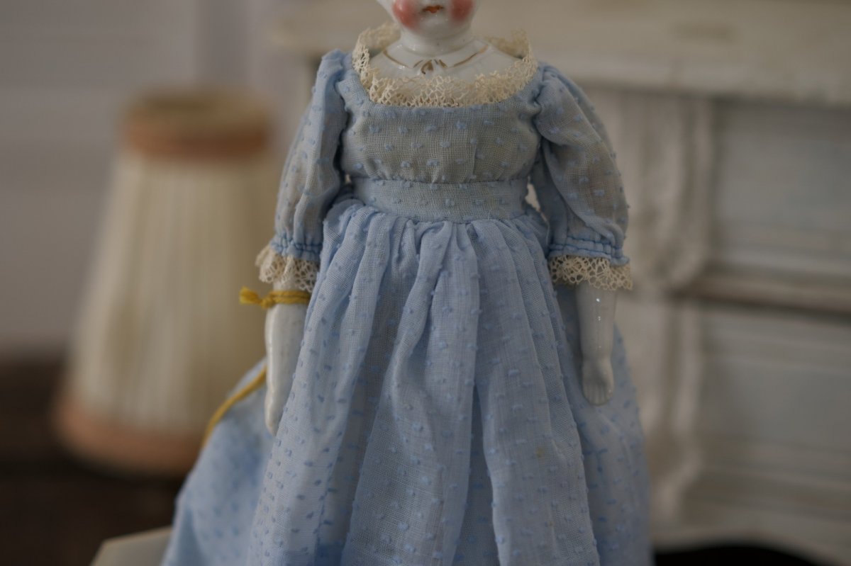 画像6: China Head Doll //Hertwig & Co.// Ester // Alphabet Print Body//10.5in (6)