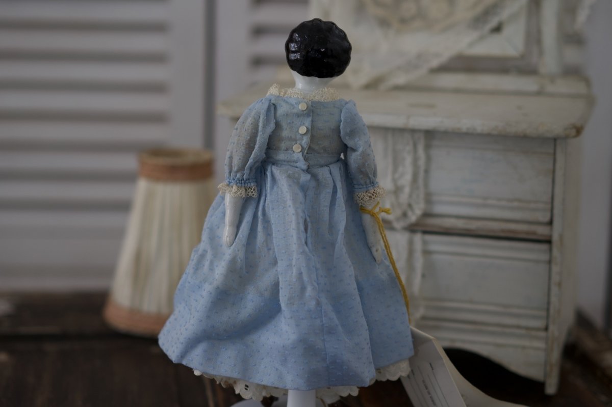 画像2: China Head Doll //Hertwig & Co.// Ester // Alphabet Print Body//10.5in (2)