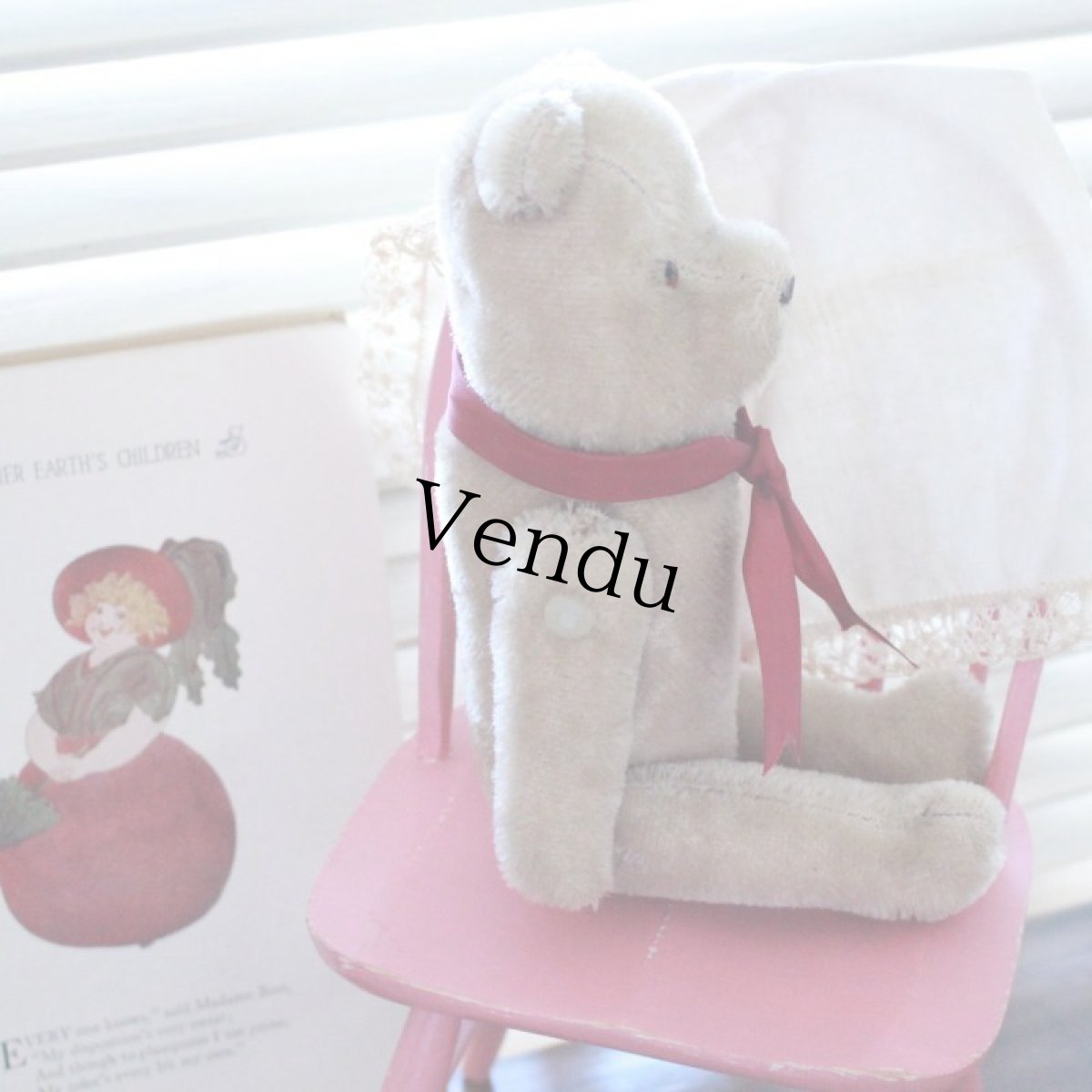 画像4: アンティークフレンチテディベア＊ (4)