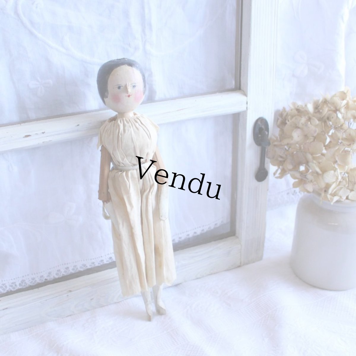 画像1: wooden peg doll RN09021806 (1)