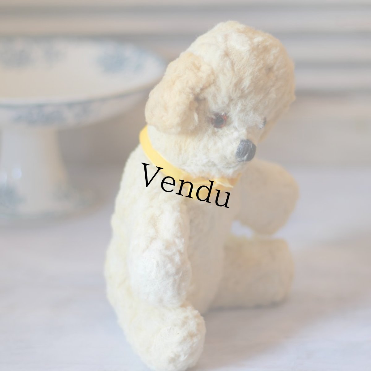 画像3: Ear Bell White Dog Bear (3)